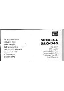 Braun Novamat 520 manual. Camera Instructions.
